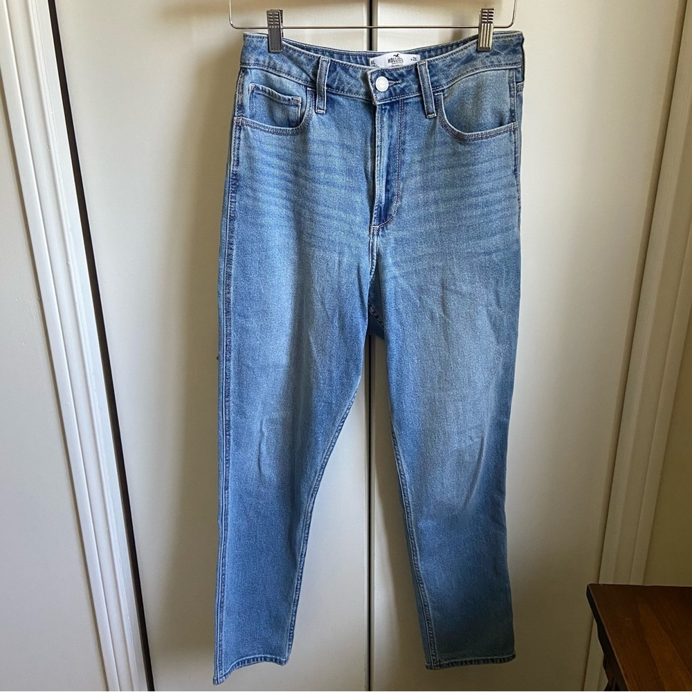 Hollister Curvy Ultra High-Rise Mom Jeans Stretch Size 6